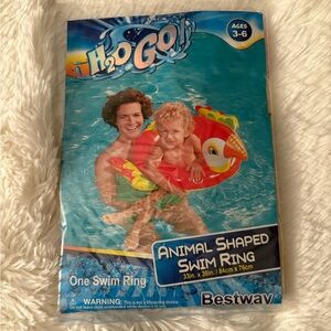 Bestway H2O GO! Parrot Animal Shaped Swim Ring NWT